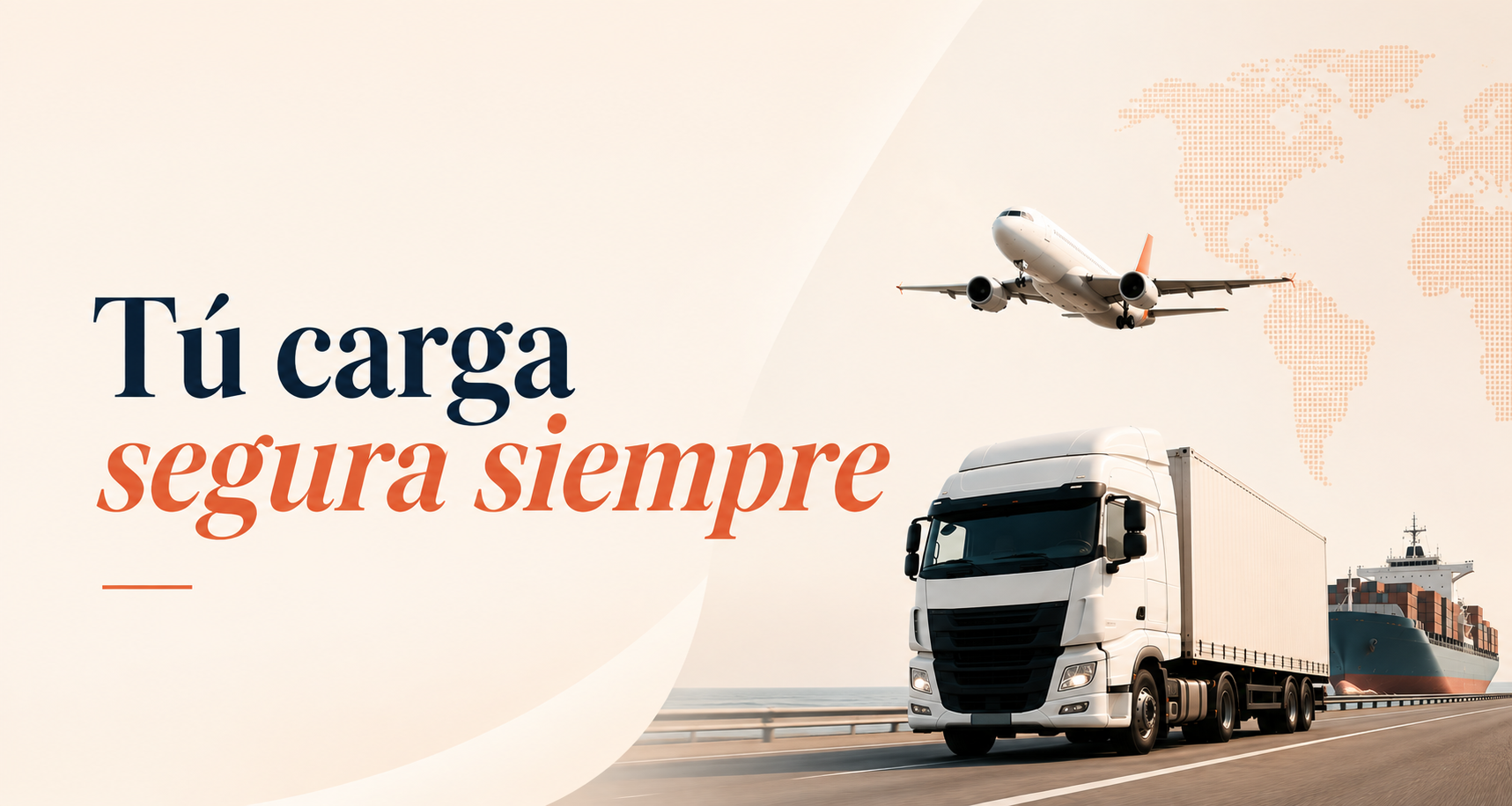 Tu carga asegura siempre: envíos aéreos, terrestres y marítimos